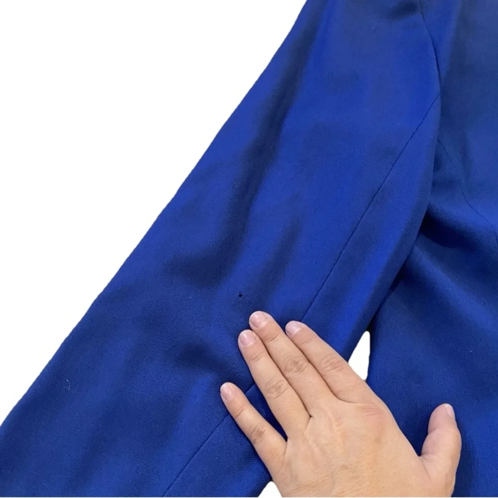 Vintage Christian Dior Le Suit Blazer Royal Blue Women's size 8